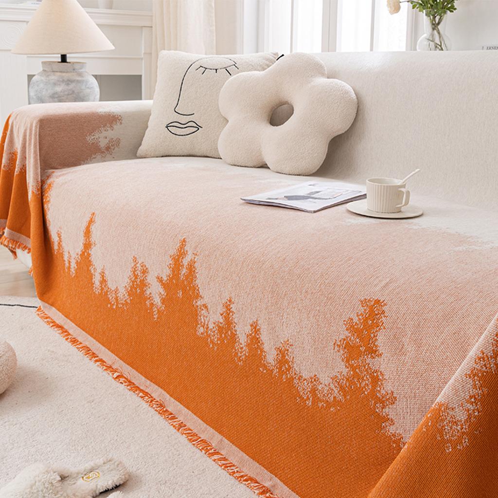 Простой модный чехол для дивана из шенилла Four Seasons Universal Anti-Scratching Antistick Wool Universal Sofa Towel