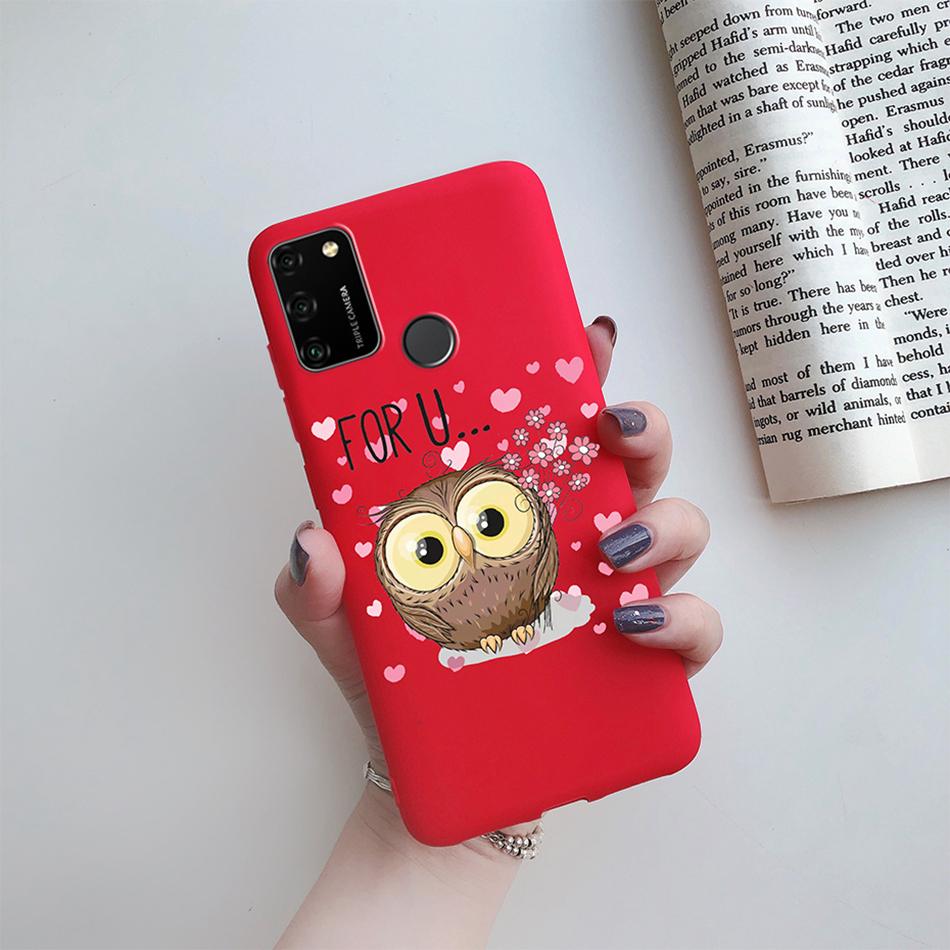 Для Huawei Honor 9A Чехол 2020 Силиконовая Крышка Мягкий Бампер Чехол Для Huawei Honor 9A Чехлы для Телефона MOA-LX9N Honor9A Сердце Любви Funda