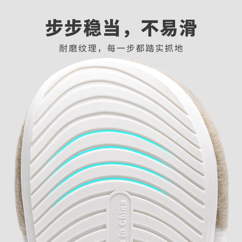 Cotton Slippers Women's Autumn and Winter New Indoor Home Bag Heel Platform Confinement Velvet Cute Cotton Shoes Winter