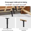 Adjustable Bed Frame Support Leg for Load-Bearing Stability
