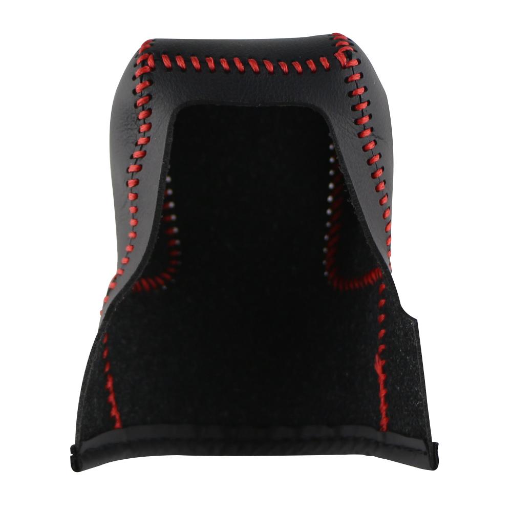 Чехол из натуральной кожи с левым рулем и правым рулем, чехол для ручки переключения передач автомобиля для Ford Everest Ranger-2022, ошейники шестерни, наклейка на шестерню