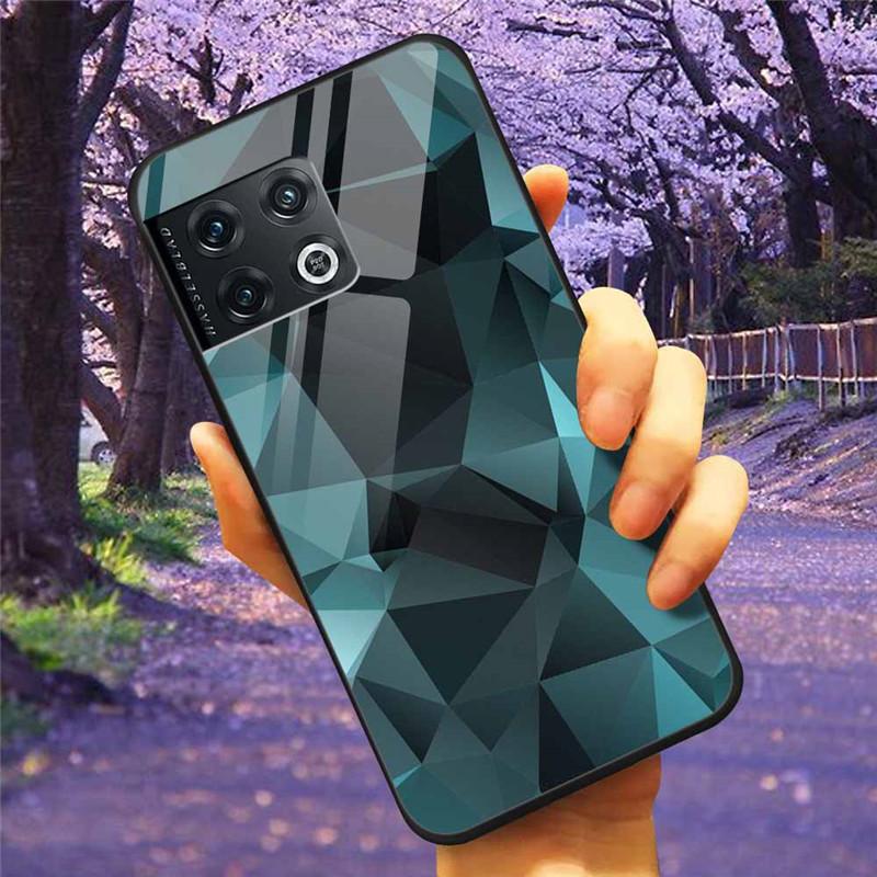 For OnePlus 10 Pro 5G Case 6.7'' Tempered Glass Starry Marble Hard Back Cover for One Plus 10Pro Funda Capa Oneplus10pro Coque