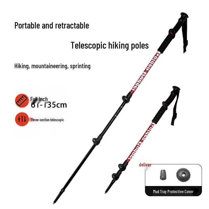 Heavy-Duty Telescopic Trekking Pole