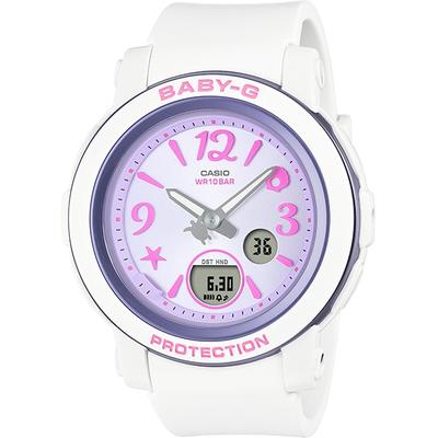 Женские часы Baby-G BGA-290US-6AJF [BABY-G Tropical Color] круглые, из смолы, цифровые, аналоговые