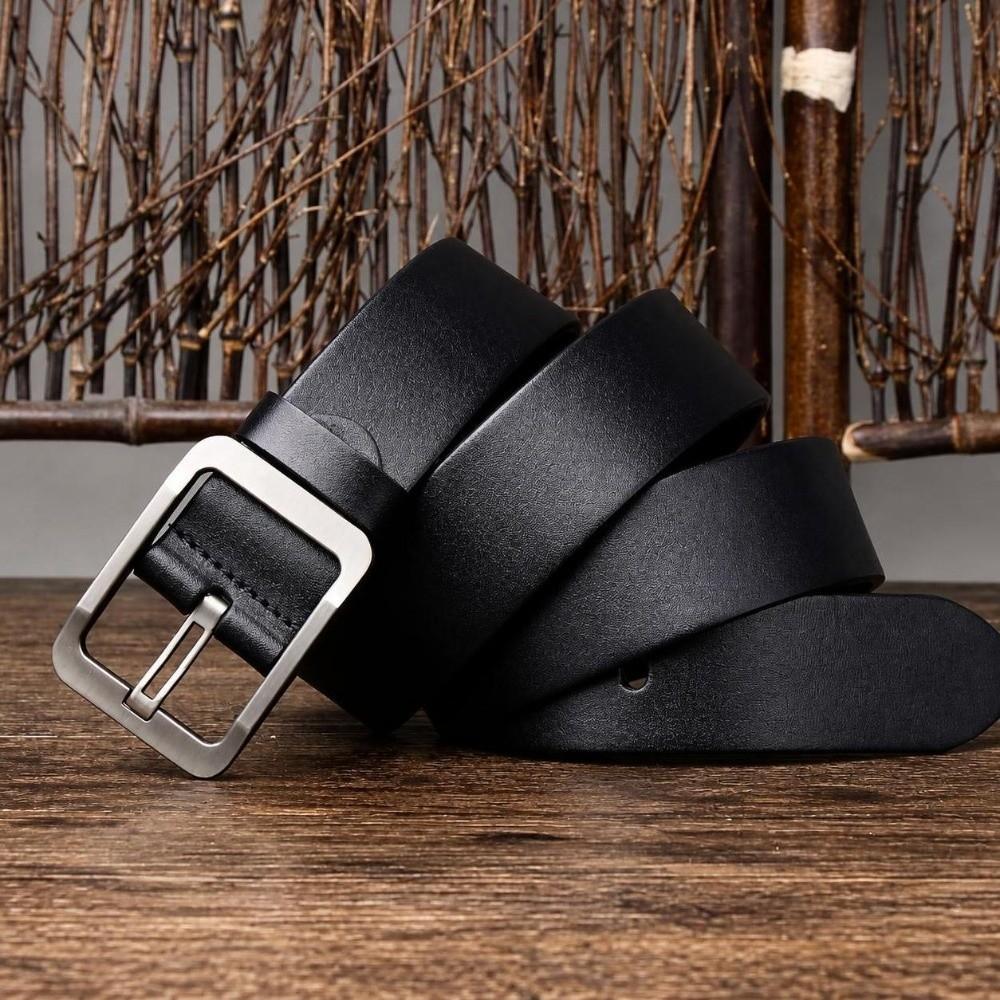 Business Casual PU Leather Belt Durable Waist Belt Classic Alloy Pin Buckle Belt Office Wear