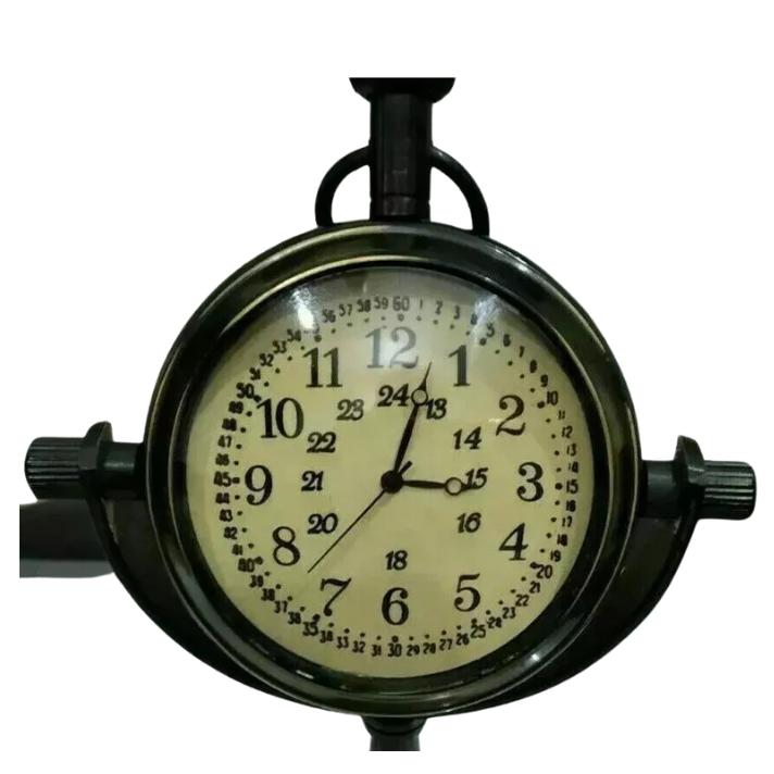 Морские старинные коллекционные морские антикварные латунные настольные часы