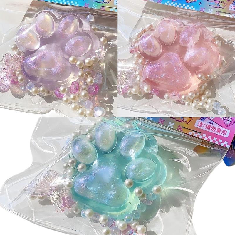 Игрушка-антистресс с эффектом медленного восстановления в виде кошачьей лапки, игрушка-фиджет для сжимания, игрушка-мялка для детей и взрослых, праздничные подарки