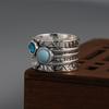 Vintage Chic Bohemian Ring for Men Personality Souvenir Gift Accessory