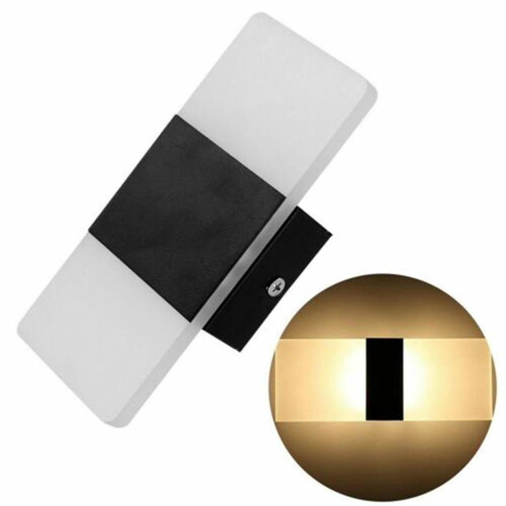 Современный светодиодный настенный светильник Up Down Cube Бра, светильник, светильник, крепление, декор комнаты