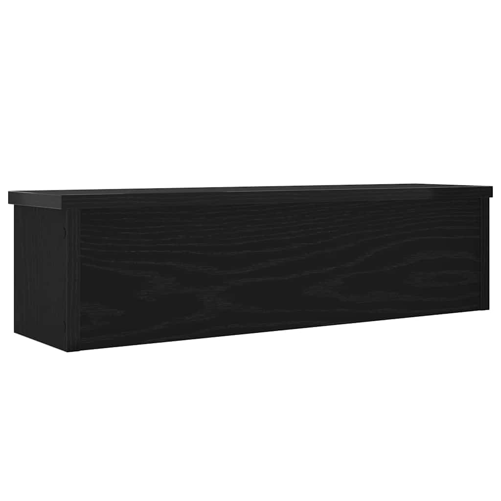 Vidaxl Półka Kuchenna Składana, Czarna, 60X15X16 Cm