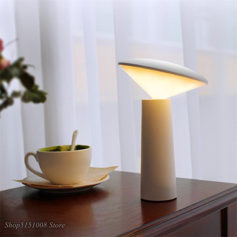 Modern LED Table Lamps Dimmable Bedroom Reading Lights Indoor Decor Desk Lights Portable USB Rechargeable Bedside Lamp Fixtures