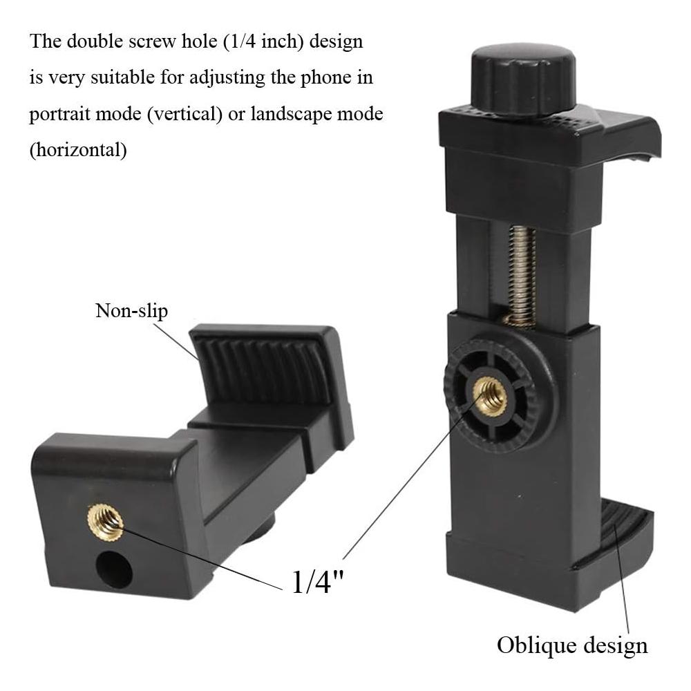 Держатель для мобильного телефона с креплением на голову и зажимом для смартфонов iPhone, Samsung, GoPro Hero, Insta360, SJCAM, DJI, экшн-камеры
