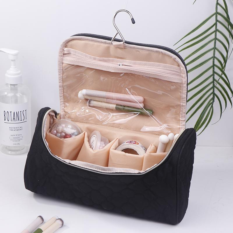 Скрытый крючок для подвешивания фена, портативный пылезащитный дорожный чехол для инструментов для волос, вместительная сумка для хранения щипцов для завивки волос