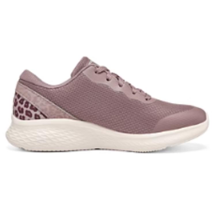 Skechers Women Pink Low Top Running Shoes Fabric Comfort Cushion Wear Resistant Versatile 149992-MVE