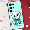 Cartoon Maltese Dog Case For Samsung Galaxy S22 Ultra S20 FE S21 FE S8 S9 S10 Plus Note 10 20 S23 Ultra Cover