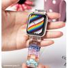 Resin Rainbow Transparent For Apple Watch Band 44mm 45mm 38 40mm 42 41mm 49mm 44 45 Strap Bracele iWatch Series 8 7 6 SE 5 4 3 2 Band