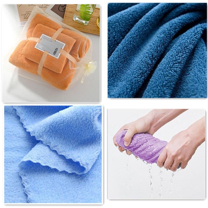 Набор коралловых бархатных полотенец, банное полотенце, домашнее большое размеры, водопоглощающее, быстросохнущее, пляжное, для плавания, аксессуары для ванной комнаты