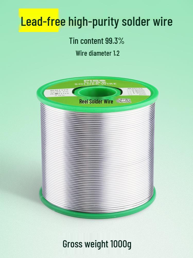 Высокочистая низкотемпературная припойная проволока с канифолью - Идеальна для бытового использования