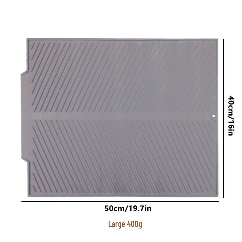 Silicone Sink Mat: Heat-Resistant Drying Rack for Dishes, Fruits, and Vegetables