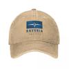Кепки Snapback Bavaria Yachts Сине-серебристый логотип Джинсовая ткань Шляпа для улицы Регулируемая Бейсболка Хип-хоп Бейсболка Ковбойская шляпа