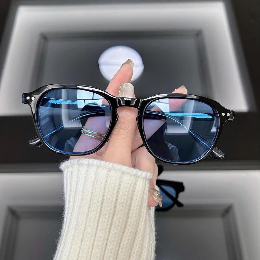 Vintage Square Sunglasses Women Men Retro Casual Fashion Black Clear Sun Glasses Female Eyewear