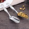Stainless Steel Measuring Shovel Spoon Vintage Loose Leaf Tea Scoop Coffee Bean Scooper Long Handle Teaspoon For Kitchen Sugar