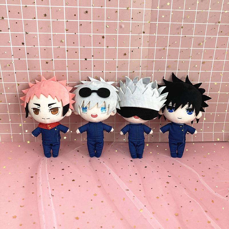 Плюшевая игрушка Jujutsu Kaisen Юдзи Итадори Годзё Сатору Фусигуро Мэгуми Косплей Милая Мягкая Набивная Кукла Подарок