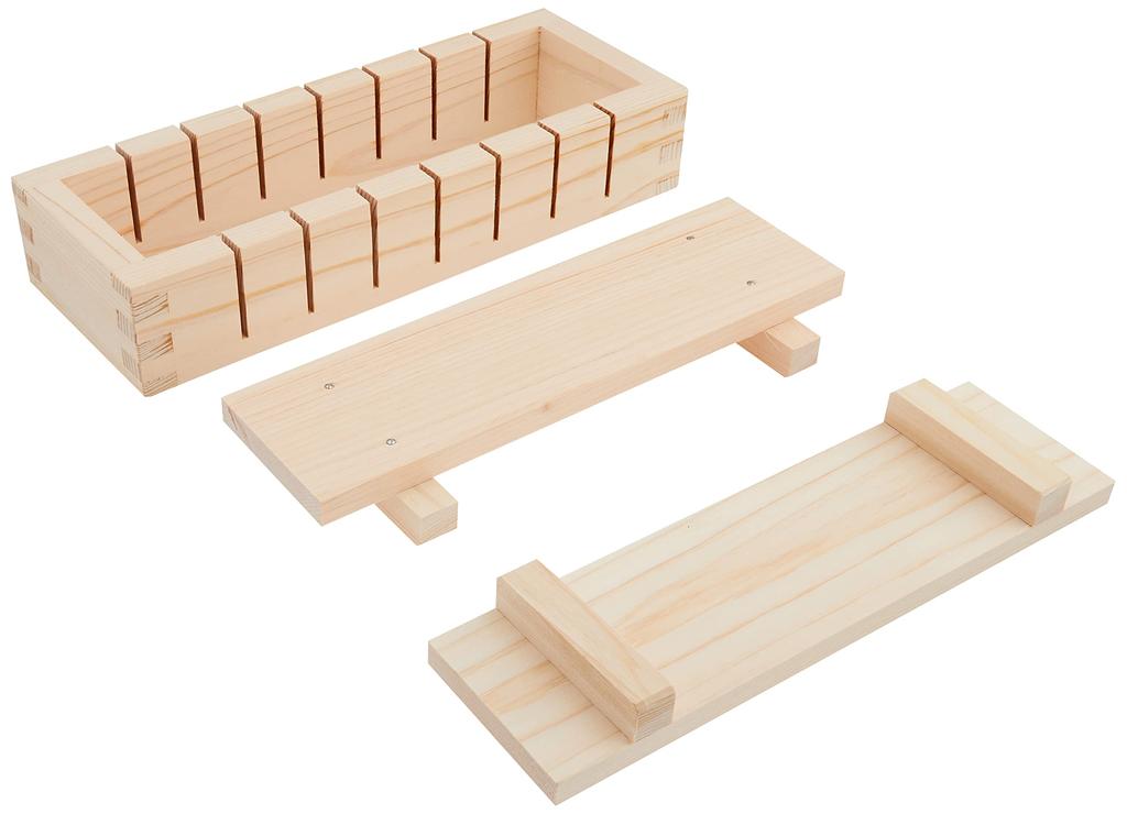 Набор Kiso Crafts Hinoki Pressed x 27 x 5 Суши, 8 предметов (10 см)
