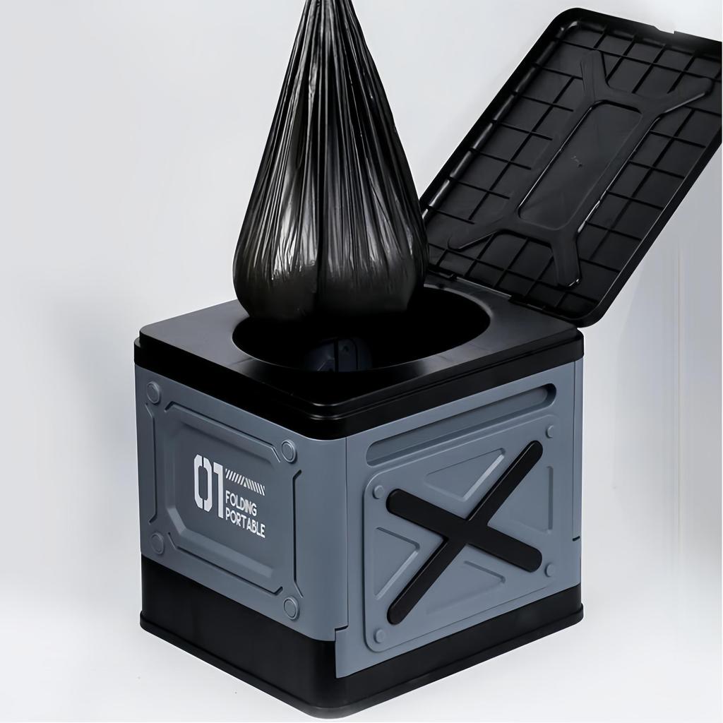 Outdoor Toilet Camping Portable Toilet Travel Convenience Folding Toilet Outdoor Toilet for Adults Children and Seniors