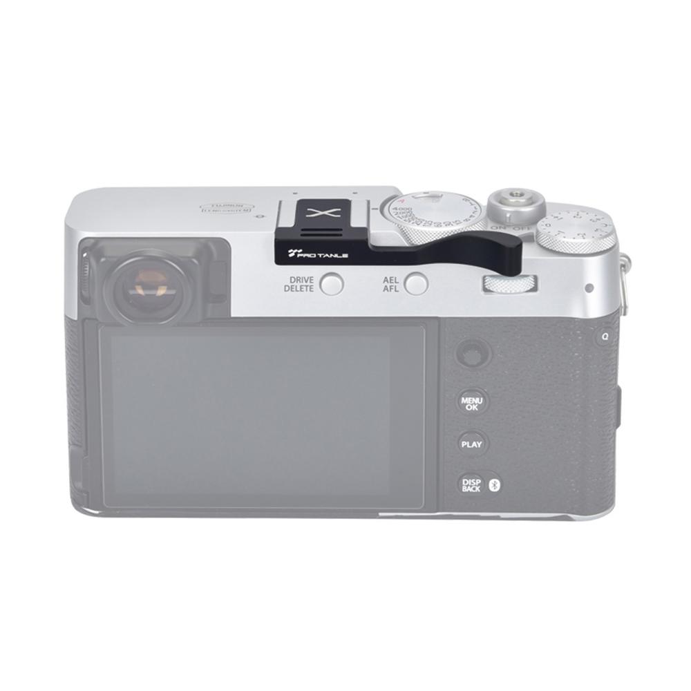 PRO TANLE Накамерный хват для большого пальца с крышкой для горячего башмака, замена для Fujifilm Fuji X100VI  X100V  X100F  X100T  X100S  X100