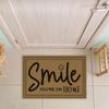 HOMELOVEeE Smile Home Коврик для входной двери с рисунком