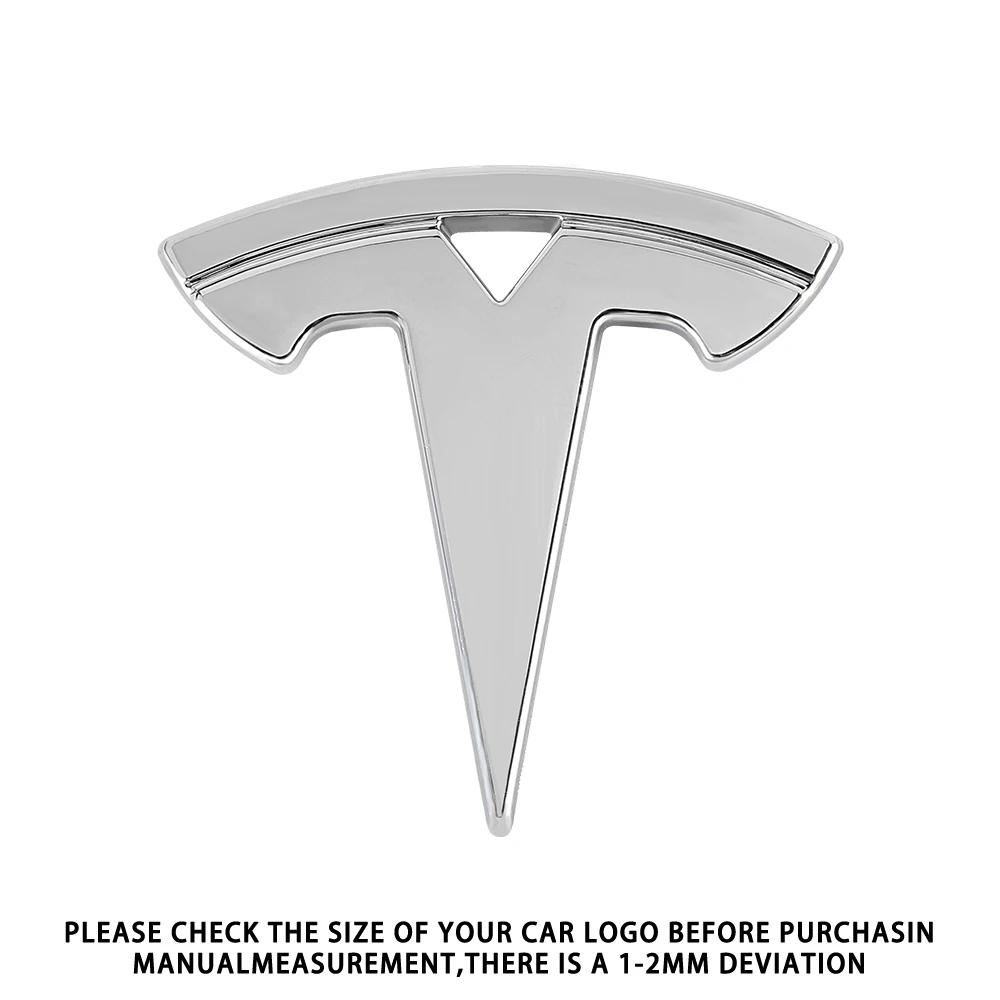 Car Sticker 2025 New Tesla ABS Car Steering Wheel Center Badge Sticker Interior Auto Decoration Decal For Tesla Model 3 Model S