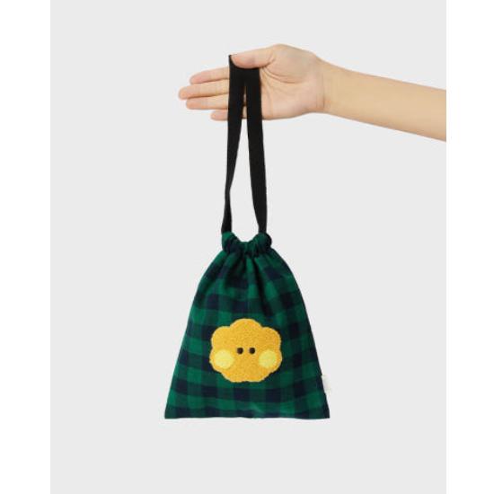 BT21 Минини Базовый Чехол-Шнурок В Клетку