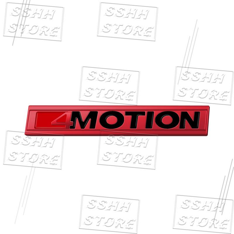 AABIN1 3D Metal 4Motion Car Front Grill Trunk Emblem Badge Sticker For Volkswagen VW Golf 5 MK4 MK6 MK7 Fiesta Focus 2 3 Decor