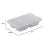 Pearl Metal Freezer/Refrigerator Tray Containers for Prepared Meals, 130ml x 4 Blocks (Set of 2), Perfect for Lunch Boxes, Side Dishes, and Baby Food,