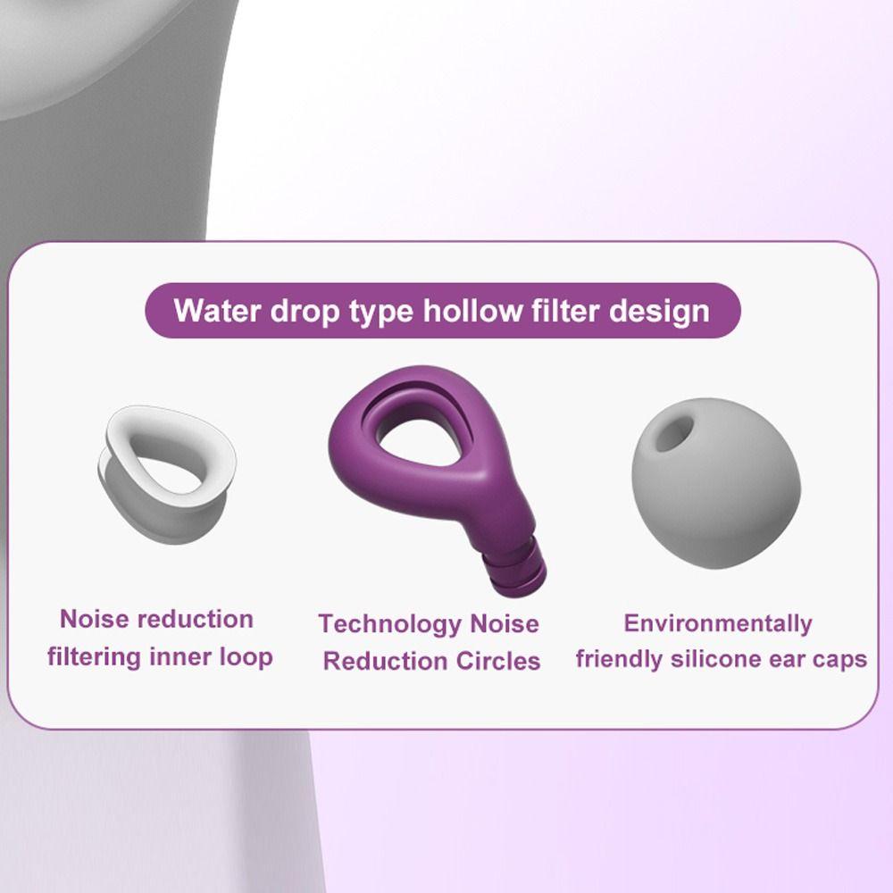 Уход за сном Музыкантские беруши Защита слуха Наушники Шумоподавляющий фильтр Силиконовый наушник