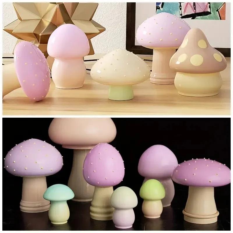Top Quality 3D Mushroom Chocolate Cake Baking Mold Used for Epoxy Resin Casting Home Decoration DlY Mushroom Silicone Mold