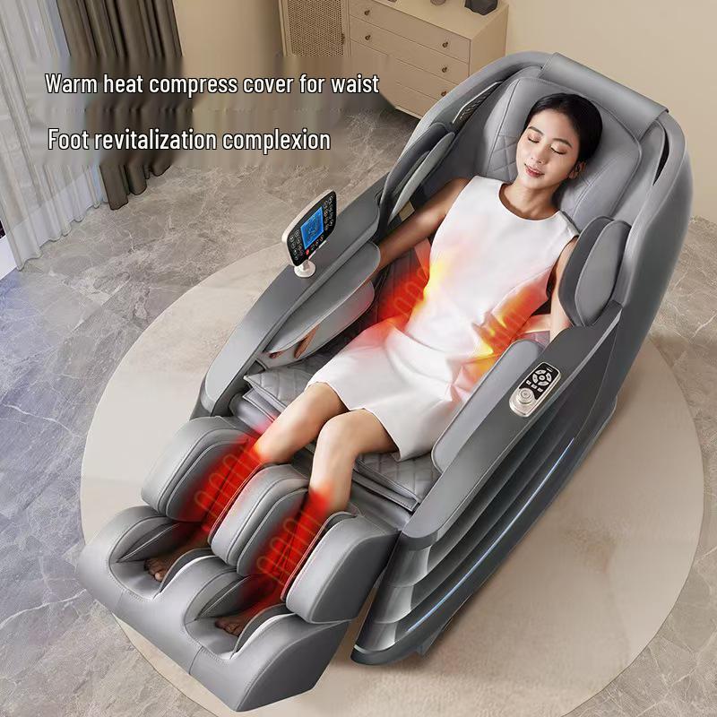 Smart Electric Reclining Space Capsule Sofa: SL Rail Massage Chair for Full-Body Comfort
