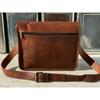 Vintage Laptop Messenger Briefcase Bag Satchel Bag For Men's  Leather