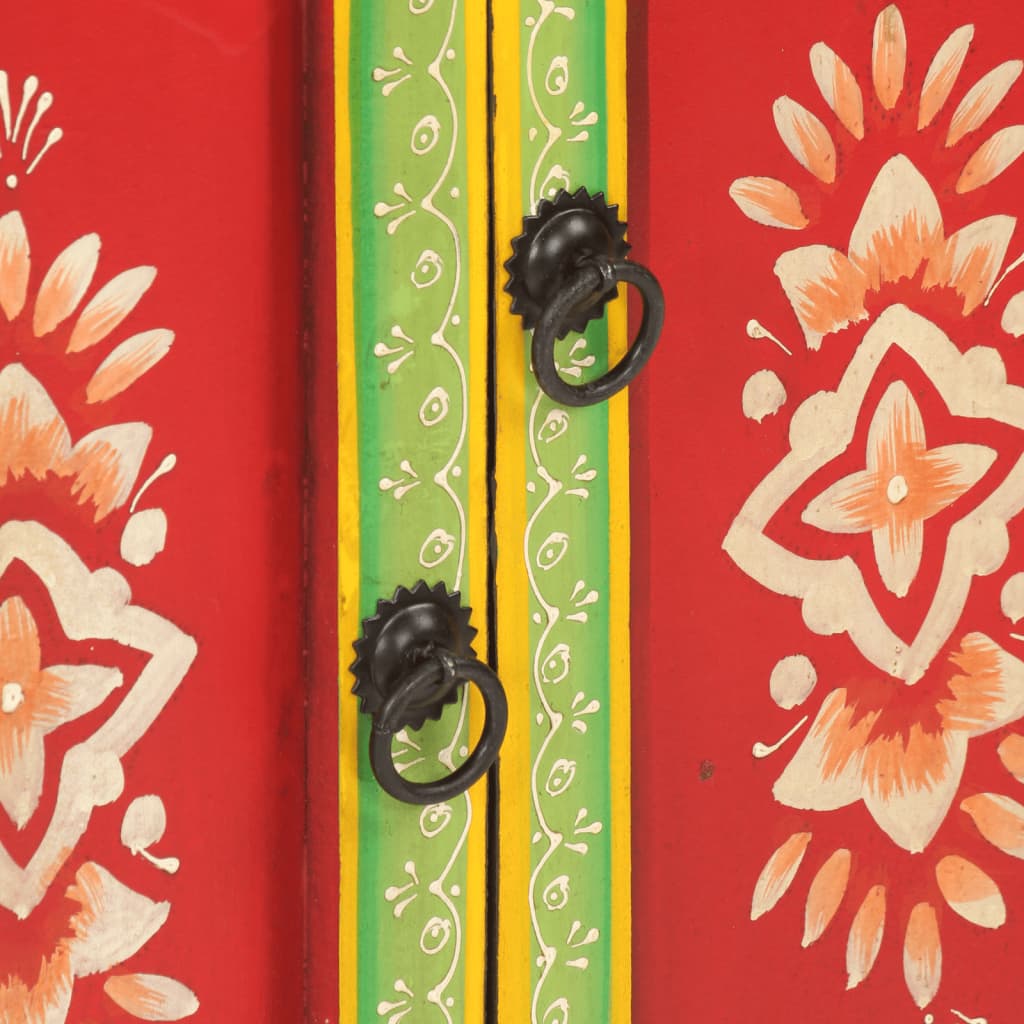 Sideboard Hand painted 54 x 30 x 74 cm Solid Mango Wood