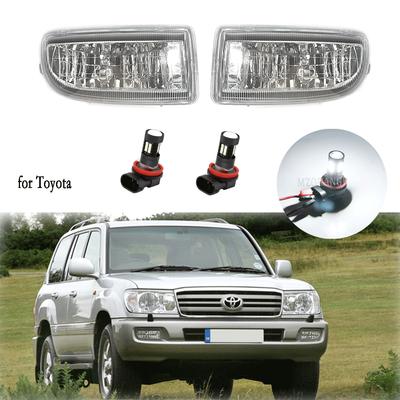 Противотуманные фары для Toyota для Land Cruiser 100 HDJ100 UZJ100 HZJ105 FZJ100 FZJ105 1998-2007 светодиодные противотуманные фары противотуманные фары