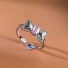 Xiaomi BF CLUB 925 Sterling Silver Ring For Women Jewelry Pearl CZ Open Vintage Handmade Ring Allergy For Party Birthday Gift