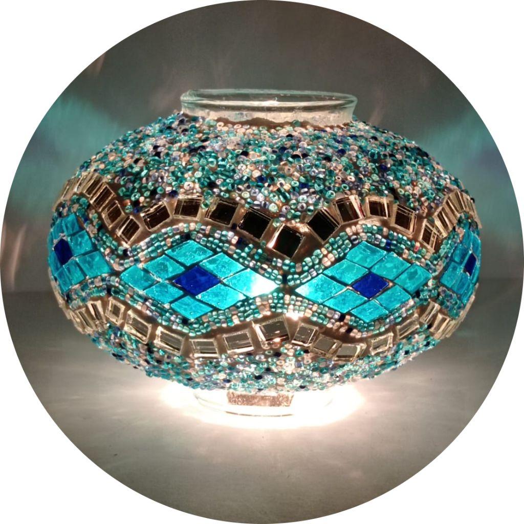 Абажур ручной работы Турецкая марокканская красочная мозаика из стекла Античная лампа Мозаичная лампа Османская аутентичная люстра Старинная лампа Ночная лампа,