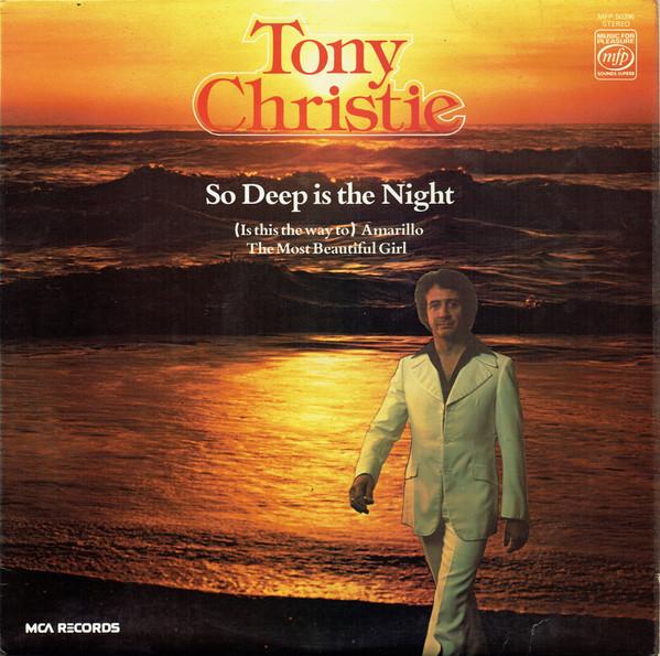 Виниловая пластинка ТОНИ КРИСТИ - So Deep Is The Night MFP50396 Music For Pleas 1978 UK Поп Б/у