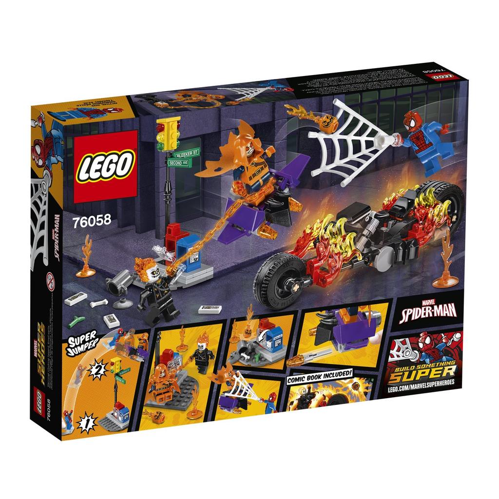LEGO Super Heroes 76058 Конструктор Ghost Rider от LEGO Spider-Man Team-up (217 шт.)