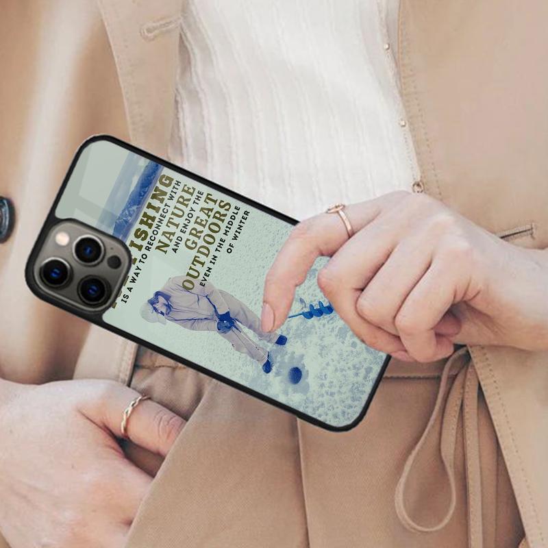 Fishing Quotes Angling Magnetic Phone Case For APPLE iPhone 17 Air 16 14 13 12 Pro Max 15 Plus Charge With MagSafe Cover