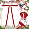 6pcs/set Christmas Gift Velvet Bows Vintage Velvet Ribbon Bow New Christmas Tree Bows