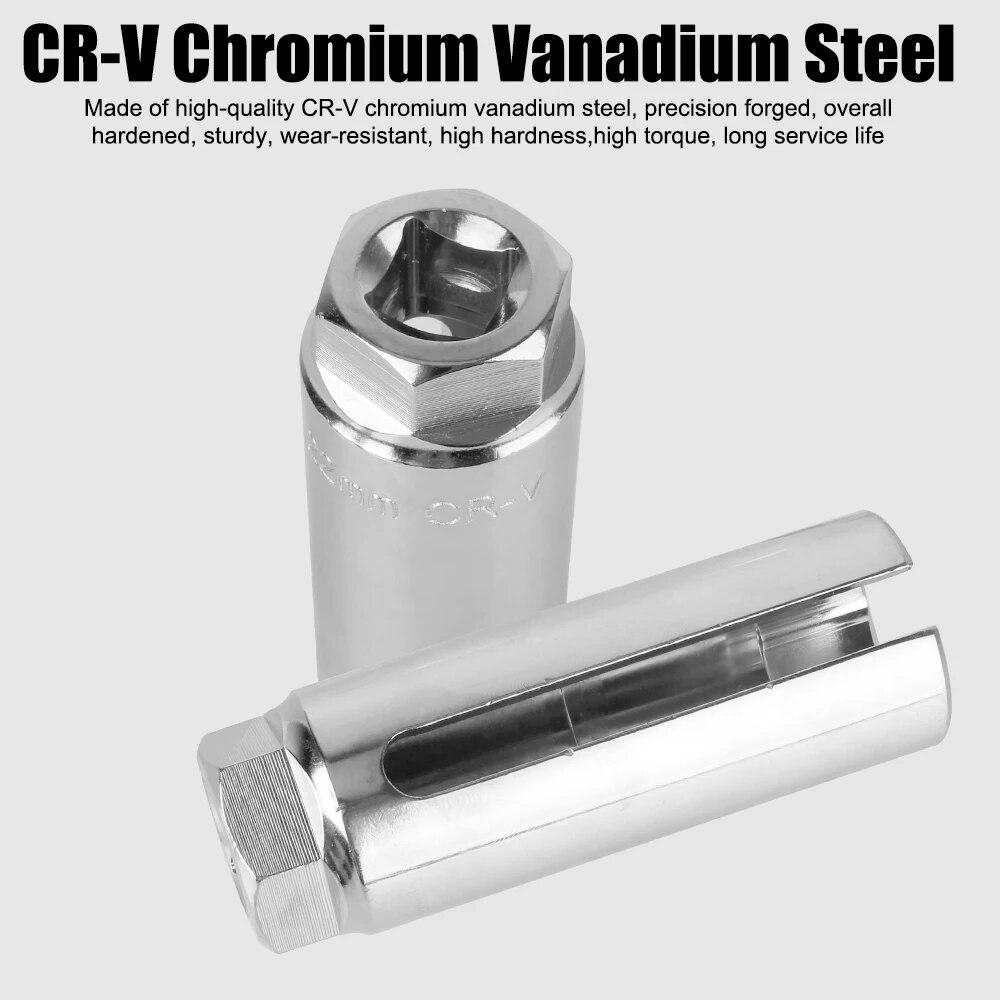 Инструмент для снятия и установки автомобильного кислородного датчика 22 мм 1/2" привод торцевой ключ специальный инструмент для ремонта