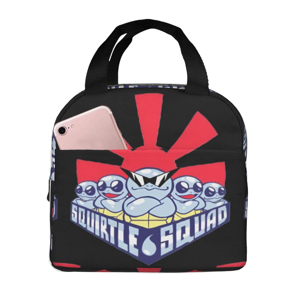 Custom S-Squirtles Lunch Bag Women Thermal Cooler Insulated Lunch Boxes for Adult Office