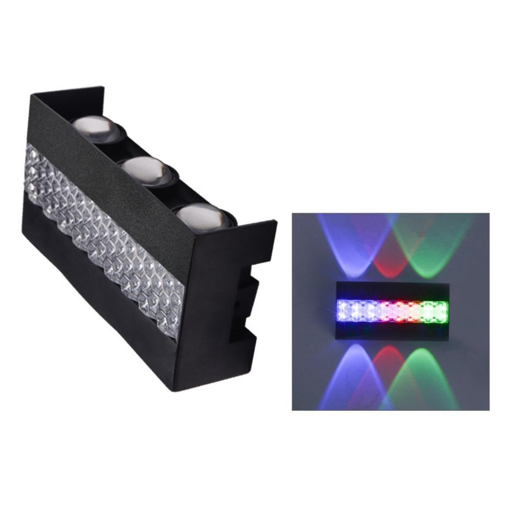 Светодиодная настенная лампа AC85-265V 10W/8W/6W Теплый/RGB Свет Водонепроницаемый настенный светильник Настенный монтаж Освещение вверх-вниз Настенный светильник-омыватель